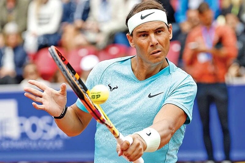 Rafael Nadal có những cú đánh nổi bật