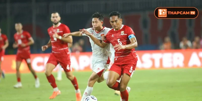 Tuyến phòng ngự của Indonesia khai thác đội hình có sự biến ảo cao.